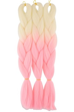 WŁOSY SYNTETYCZNE KOLOROWE WARKOCZYKI DREAD 2K.026