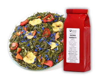 Herbata Zielona Sencha WYSPY BANANOWE (OT) (50g) Kiwi Banan Truskawka