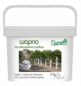 SUMIN WAPNO DO BIELENIA DRZEW I ODKWASZANIA PODŁOŻA 2KG