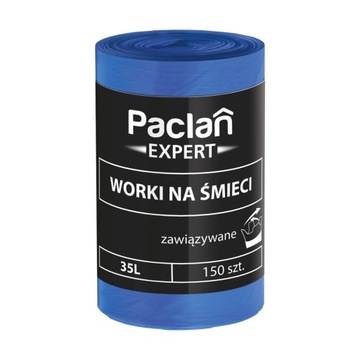 WORKI NA ŚMIECI PACLAN EXPERT 35L x 150SZT WIĄZANE