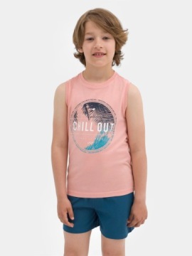 КОМПЛЕКТ 2 ФУТБОЛКИ ДЛЯ МАЛЬЧИКОВ, ТОП БЕЗ РУКАВОВ 4F