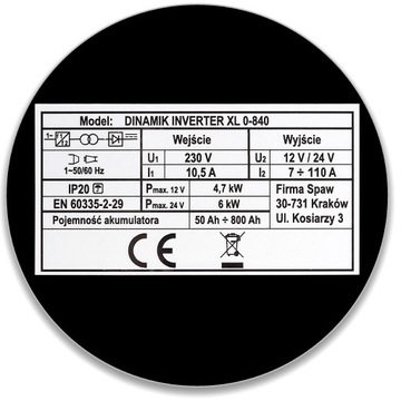 Выпрямитель с пуском Magnum DINAMIK INVERTER XL 0-840