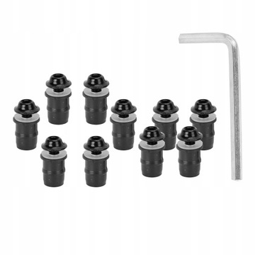 Набор винтов для лобового стекла мотоцикла M5x16 мм/0,6 дюйма, 10 шт., 32 шт.