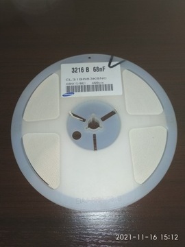 Kondensator ceramiczny 1206 50V X7R 0.068uF 10%