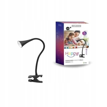 NILSEN LAMPKA BIURKOWA Z KLIPSEM LED 2,5W CZARNA