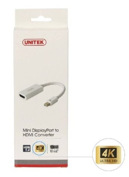 Адаптер UNITEK Mini DisplayPort-HDMI 4K