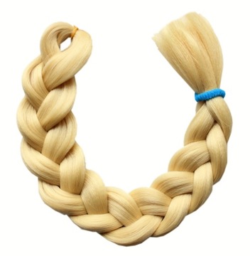 Włosy Syntetyczne Warkoczyki PROSTE BLOND 0848
