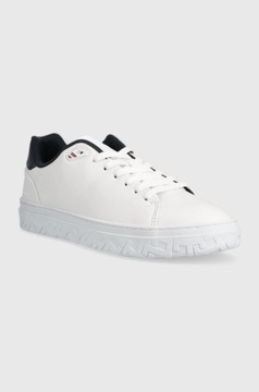 Tommy Hilfiger sneakersy skórzane Modern iconic court białe 41 buty