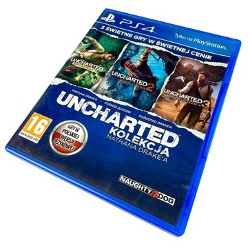 Uncharted Kolekcja Nathana Drake'a PL | PS4 | PS5 | 3 GRY | WYDANIE POLSKIE
