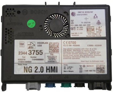 MODUL ŘÍZENÍ OBRAZOVKY INFOTAINMENT CHEVROLET CORVETTE C7 2014-2015