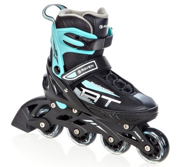 Rolki Regulowane RAVEN Profession Black/Mint 38-42