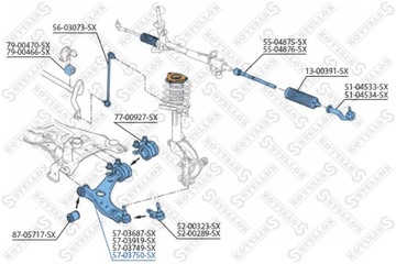 Wahacz Ford Focus/C-Max 1.4-2.5/1.6TDCi 03-