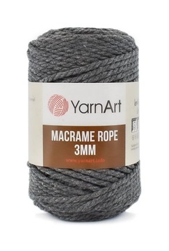 Sznurek YarnArt Macrame Rope 3mm 758 / grafit