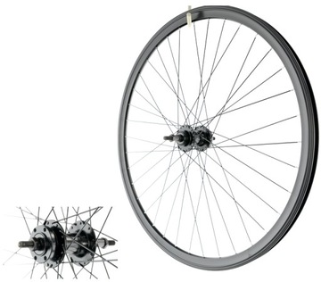 KOŁO ROWEROWE 27,5 CALI TYŁ TYLNE WOLNOBIEG TARCZOWE DISC STOŻKOWE CZARNE