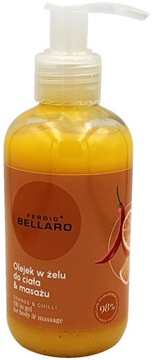 Fergio Bellaro Olejek do ciała & masażu w żelu Orange & Chilli 170 ml