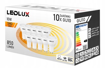 10x Żarówka LED GU10 1080lm 10W CCD NEUTRALNA
