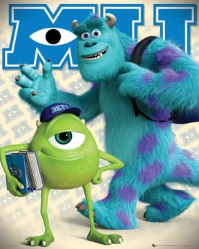 MONSTER UNIVERSITY plakat 40x50cm