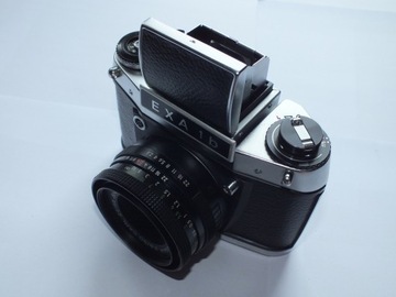EXA 1b + Tessar 50 мм 1:2,8 Carl Zeiss Jena Pack.