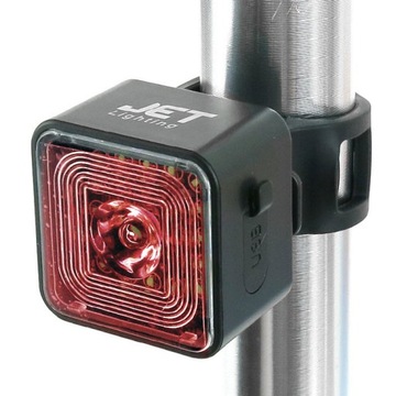 Светодиодный задний велосипедный фонарь USB 120lm Cube
