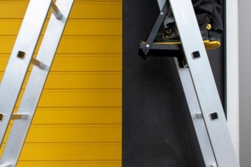 Универсальная лестничная площадка, ступенька-полка, Драбес