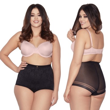 Mitex Glossy Briefs figi mocno modelujące czerń XL