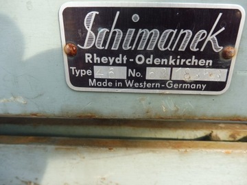 БУМАЖНОРЕЗКА SCHIMANEK 46