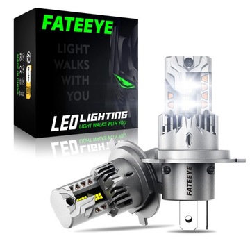 ŻARÓWKI LED H4 LEDOWE H4 80W BARDZO MOCNE +800% 6500K CANBUS HOMOLOGACJA