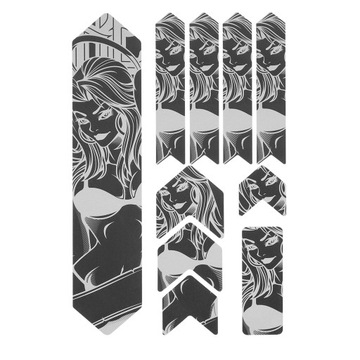 ENLEE 10 sztuk/zestaw rama rowerowa 3D nocne