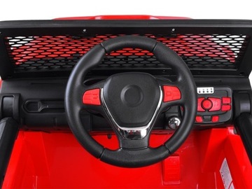 Auto na akumulator terenowy JEEP 4x4 gumowe koła E