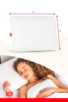 ОРТОПЕДИЧЕСКАЯ ПОДУШКА ДЛЯ СНА ДЛЯ ТЕХ, КТО ТРЕБУЕТ ПАМЯТИ, БОЛЬШАЯ 40Х60 ОТ БОЛИ