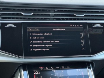 Audi Q8 SUV 3.0 55 TFSI 340KM 2022 Audi Q8 340 KM,S line,Head Up,Os skretna,Hak,Pneumatyka,BO 3.0 Benzyna, zdjęcie 25