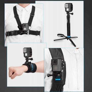 Вертикальная/горизонтальная рамка Telesin для спортивных камер GoPro Hero 7/6/5 Black