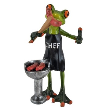 FIGURKA ŻABA Z GRILEM