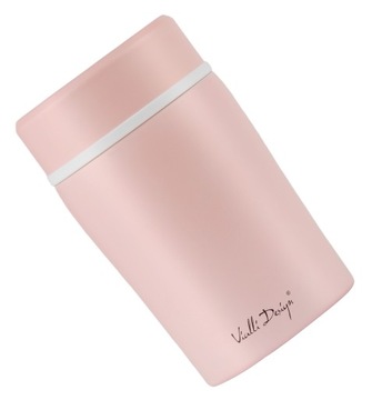 УЖИННЫЙ ТЕРМОС ФУОРИ РОЗОВЫЙ VIALLI ДИЗАЙН 500 МЛ