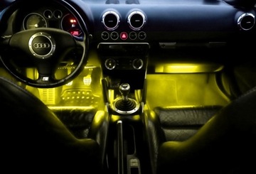 Blink LED RGB CAR CABINS 6x30CM MUSIC + TRUNK