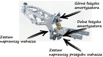 Ремонтный комплект поворотного рычага Yamaha YFM 660 R Raptor