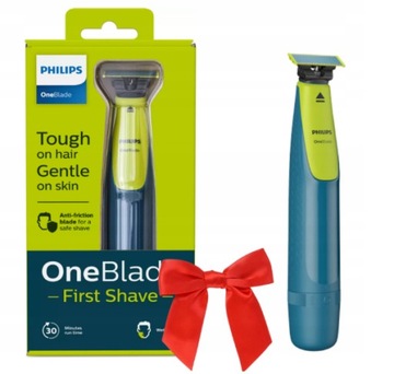 Golarka philips oneblade first shave qp2515/16 do włosów na prezent trymetr
