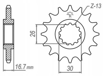 КОМПЛЕКТ ПРИВОДОВ СДЕЛАЛ HONDA CBF 1000 2006-2010 ZVMX JT