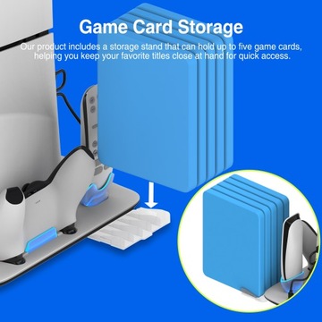 ЗАРЯДНАЯ СТАНЦИЯ ОРГАНАЙЗЕР RGB ДЛЯ ОХЛАЖДАЮЩЕГО ВЕНТИЛЯТОРА DualSense+PS5 SLIM 2023