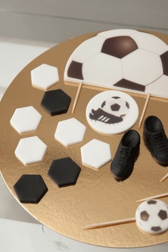 НАБОР украшений для торта ФУТБОЛ 16 шт.