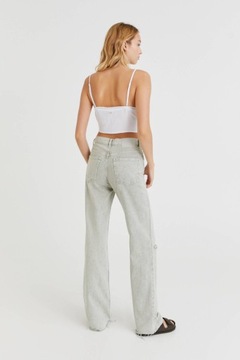 Pull & Bear ltu CROP TOP KORONKA XS