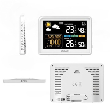 BEZPRZEWODOWA STACJA POGODOWA HIGROMETR TERMOMETR ZEWNĘTRZNY CZUJNIK POGODY