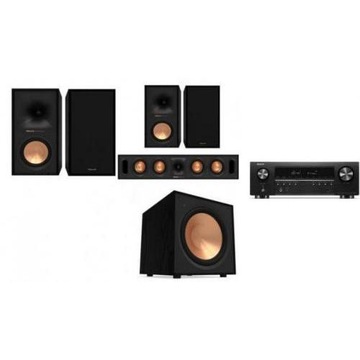 DENON AVC-S670H + KLIPSCH R-50M + R-40M + R-30C + R-101SW -