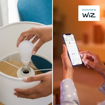 Светодиодная лампа E27 PHILIPS Smart Colorful Light 11Вт (75Вт) 1055лм