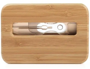 ДОК-ПОДСТАВКА БАМБУКОВАЯ ДЛЯ IPHONE, ЗОЛОТАЯ