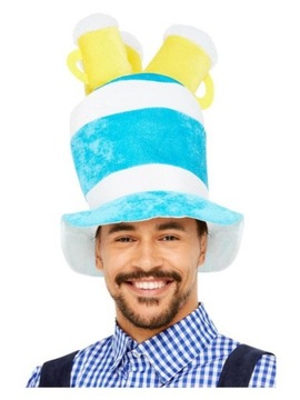 CZAPKA OKTOBERFEST 3 PIWA PASKI TURKUS