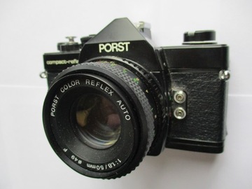 Porst Compact-Reflex + Porst Color 50 мм 1:1,8