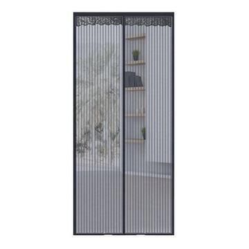 Moskitiera magnetyczna 80*210cm czarna