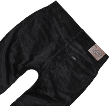LEE STRAIGHT FIT nohavice rovné menčestrové nohavice W34 L30
