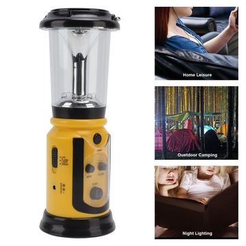 Radio Lantern Korba ręczna USB Akumulator